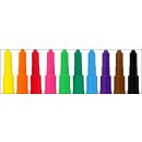 Blo Pen " Textil Farben" 10er Pack inklusive Schablonen