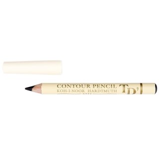 Konturstifte beige mit Schutzkappe - Strichfarbe Schwarz...