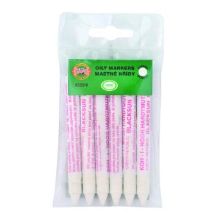 Kreide Universal Industrie-Ölkreide - 6 / White -  6er Pack