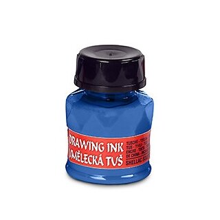 Zeichentusche Profi - Künstlertusche 20g - Blue Light -
