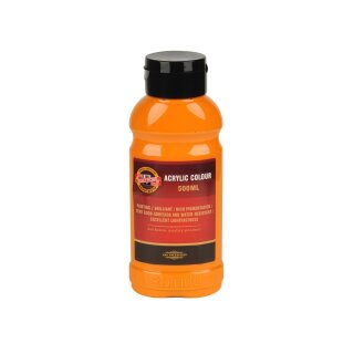 Acrylfarbe  500ml Tube  - Light  Orange  / 0220 -