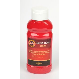 Acrylfarbe  500ml Tube  -  Dark Red  / 0310   -
