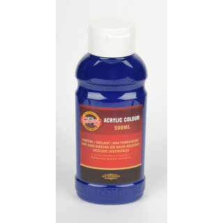 Acrylfarbe  500ml Tube  - Dark Blue  / 0420  -