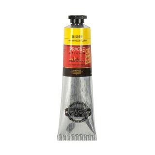 Ölmalfarbe-  Prague Colours  40 ml Tube  - Cadmium Yellow Lemon / 201 -