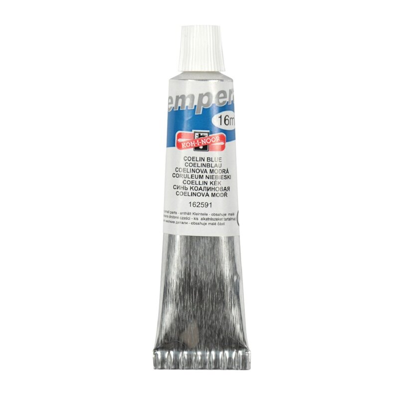 Temperafarbe 16 ml / Tube - Coelin Blue - - KOH-I-NOOR Deutschland Gm