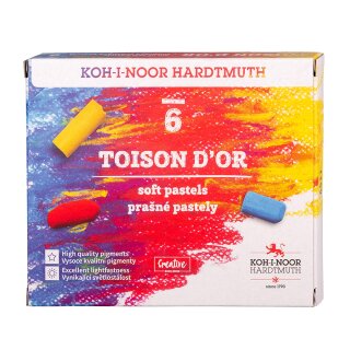 Kreide Schul-Pastellkreide, im 6er Pack